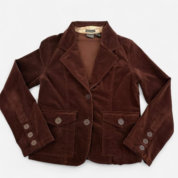 Copper Key Jackets & Blazers - Corduroy Tailored Blazer - Brown